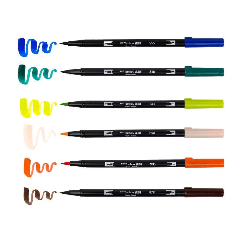 Tombow Wind Manga Illustration Dual Brush Pen Art Set
