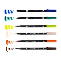 Tombow Wind Manga Illustration Dual Brush Pen Art Set