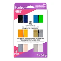 Sculpey Premo™ Metallics & Glitters Sampler