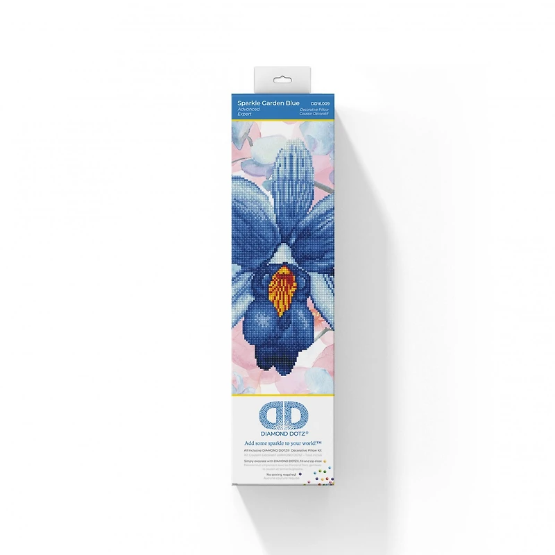 Diamond Dotz® Advanced Sparkle Garden Blue Decorative Pillow Kit