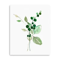 Sprigs in Green I Canvas Giclee