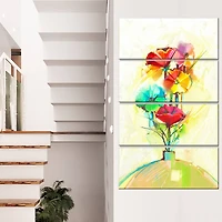 Designart - Spring Flowers Bouquet in a Vase