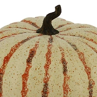 17" Cream & Orange Pumpkin by Ashland®