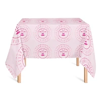Rosey Sun Pattern 58" x 58" Tablecloth