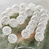 Crystal Quartz Round Beads, 8mm by Bead Landing™