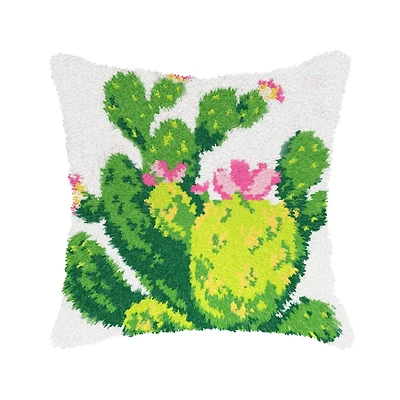 Orchidea Latch Hook Cushion Kit Cactus