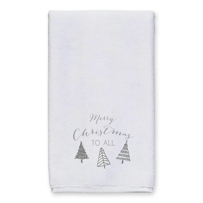 Merry Christmas to All 16" x 25" Tea Towel - Set of 2