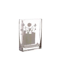 8.25" Book Garden Glass Tabletop Vase by Ashland®
