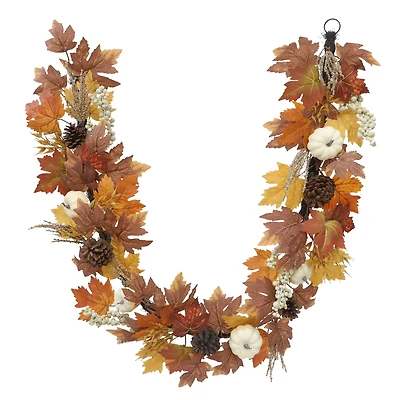 6ft. Maple Leaves & Pumpkin Garland by Ashland®
