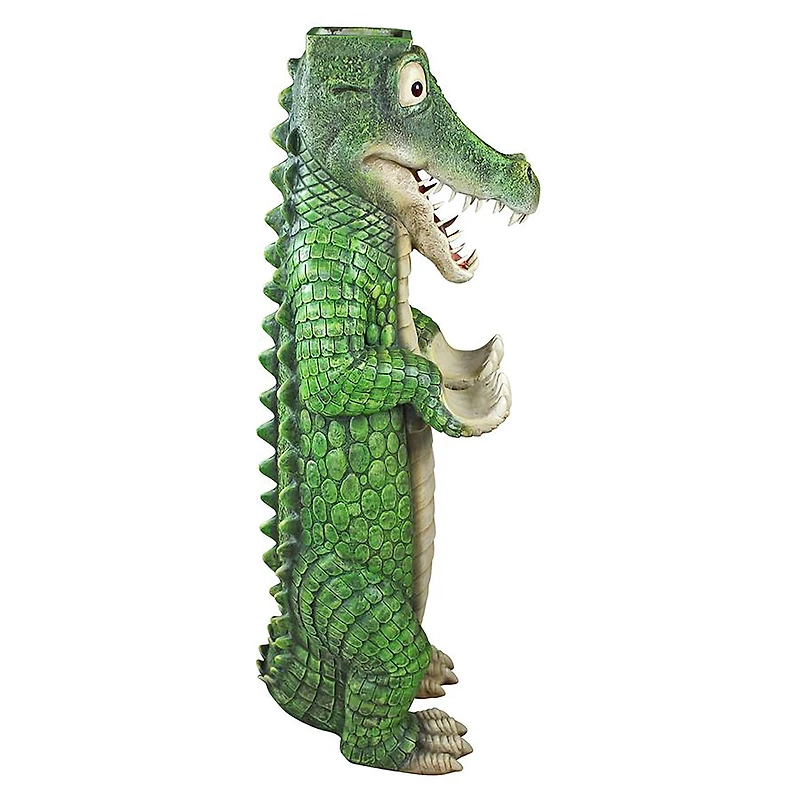 Design Toscano 43" Postal Gator Mail Post Sleeve Statue