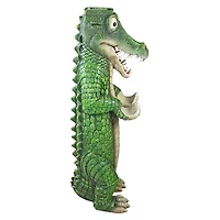 Design Toscano 43" Postal Gator Mail Post Sleeve Statue