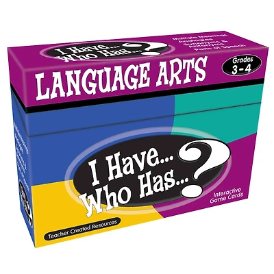 I Have... Who Has...? Language Arts Games, Grades 3-4