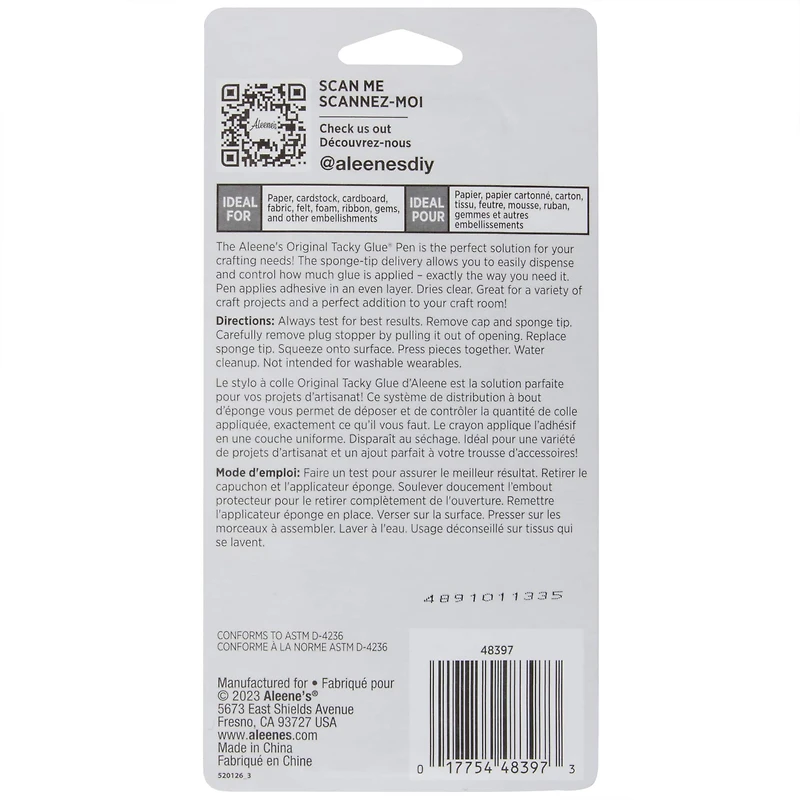 Aleene's® Original Tacky Glue® Sponge Tip Pen, 1.69oz.