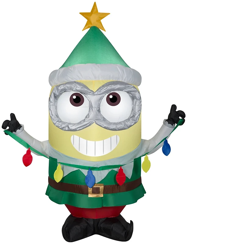 3.5ft. Airblown® Inflatable Minion Dave with Light String