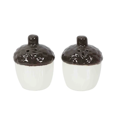 Mini Acorn Ceramic Salt & Pepper Shaker Set by Ashland®