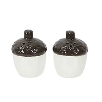 Mini Acorn Ceramic Salt & Pepper Shaker Set by Ashland®