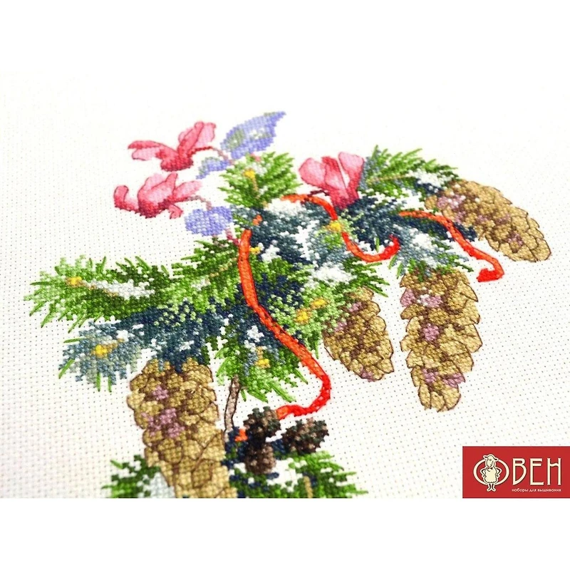 Oven Christmas Star Cross Stitch Kit