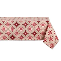 DII® Scandinavian Snowflakes Tablecloth