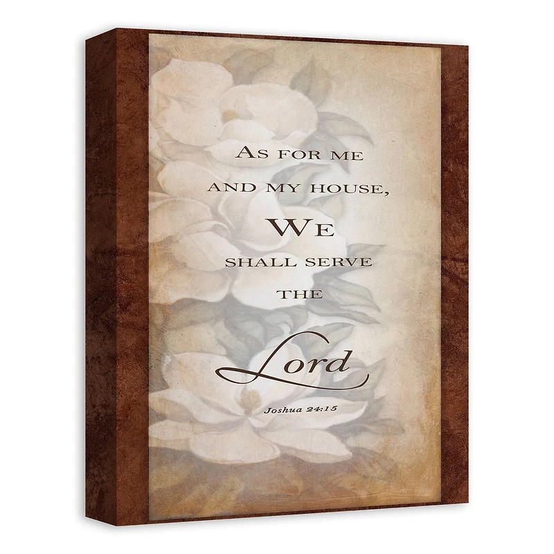 Serve The Lord 12" x 16" Canvas Wall Art