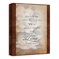 Serve The Lord 12" x 16" Canvas Wall Art