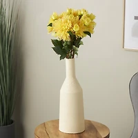 31.5" Yellow Dahlia Artificial Flower Stem, 8ct.
