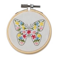 Butterfly Embroidery Kit by Loops & Threads®
