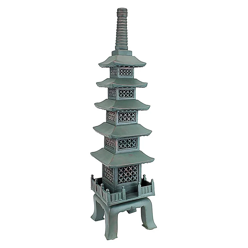Design Toscano® 28" The Nara Temple Asian Garden Pagoda Sculpture