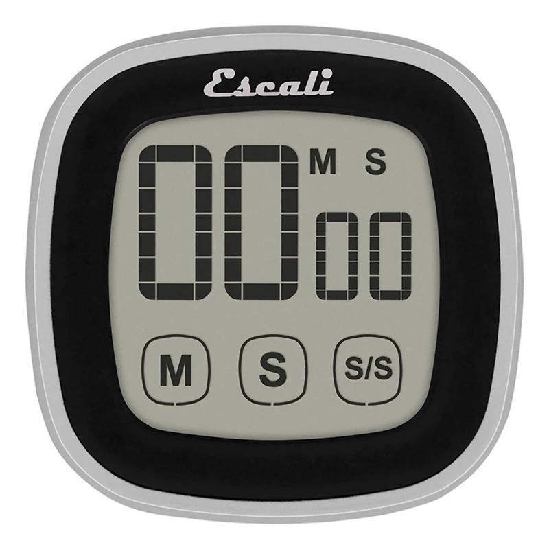 Escali Black Touch Screen Digital Timer