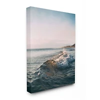 Stupell Industries Small Wave Beach Water Photograph Wall Accent