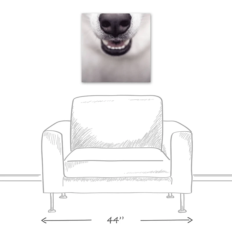 Dog Nose 20" x 20" Canvas Wall Art