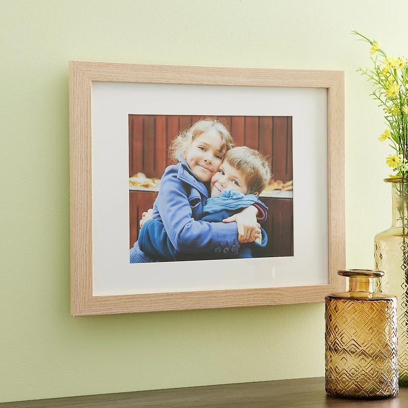 Blonde Belmont Frame with Mat by Studio Décor