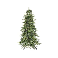 9ft. Pre-Lit Real Touch™️Breckenridge Pine IPT Artificial Christmas Tree, Dual Color LED Lights