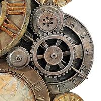 Design Toscano 17.5" Gears of Time Sculptural Wall Clock