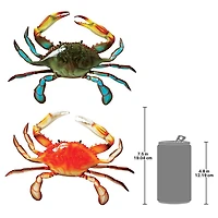 Design Toscano Green & Orange Tropical Crab Wall Sculptures Set