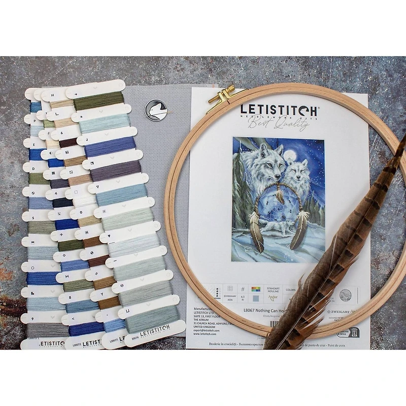 LetiStitch Nothing Can Hold Back A Dream Counted Cross Stitch Kit