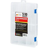 Quantum Storage Systems® Clear 1-10 Compartment Storage Boxes