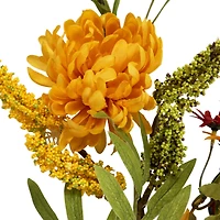 5ft. Orange Peony Artificial Fall Harvest Garland