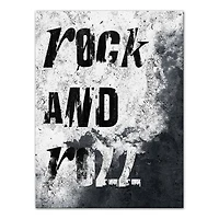 Rock And Roll Vibes 12" x 16" Canvas Wall Art