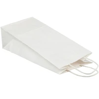 JAM Paper White Kraft Paper Wine Gift Bag, 100ct.