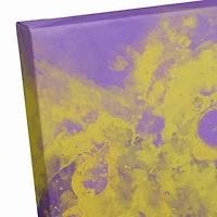 Purple & Gold Mask Canvas Wall Art