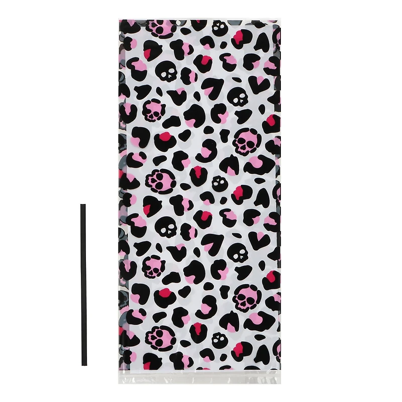 Pink Skeleton Treat Bags with Twist Ties, 12ct. by Makery™