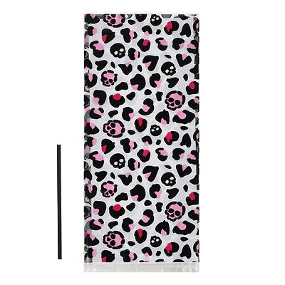 Pink Skeleton Treat Bags with Twist Ties, 12ct. by Makery™