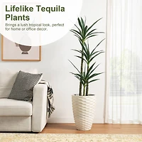 Glitzhome® 4.25ft. Faux Tequila Plant in Pot