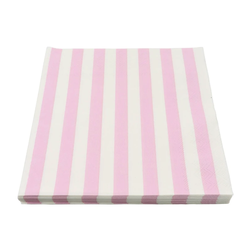 Pink & White Stripes Lunch Napkins, 20ct. by Celebrate It™