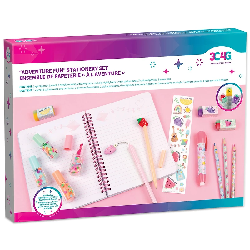 Make It Real™ 3C4G Adventure Fun Stationery Set