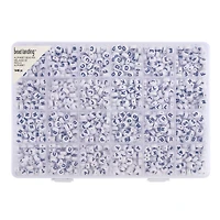 Alphabet Round Beads, 7mm by Bead Landing™