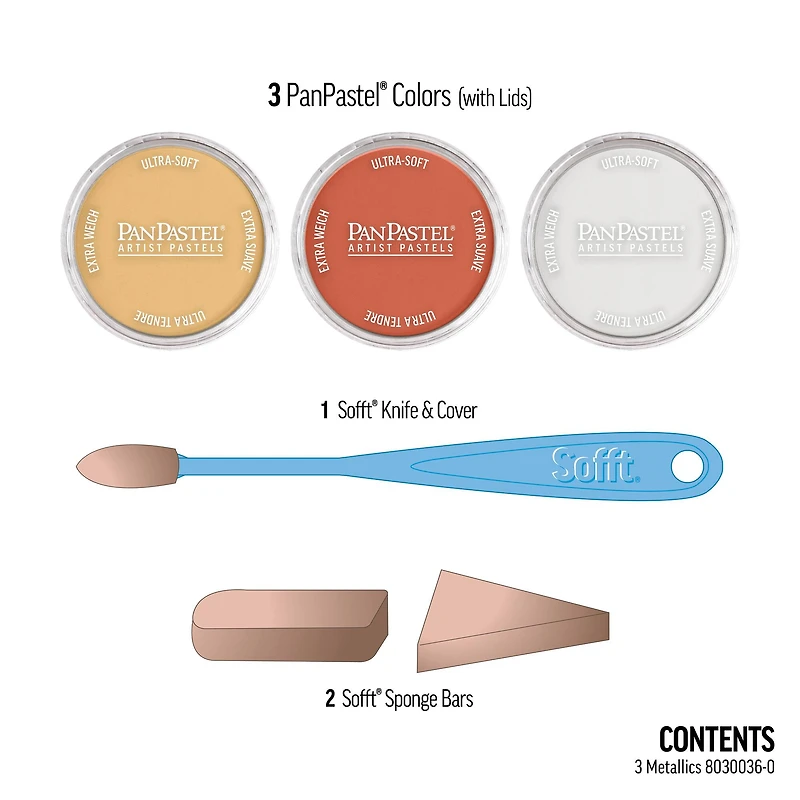 PanPastel® Metallic Artist Pastels