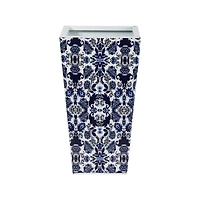 18" Oriental Blue and White Classic Metal Planter