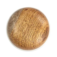 Hello Honey® 3.25" White Marble & Mango Wood Pinch Pot with Lid