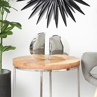 Silver Mirror Finish Stainless Steel Vase Set